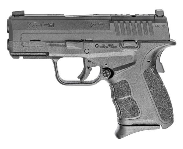 Springfield Armory XDs Mod2 OSP 9mm Pistol, Black - XDSG9339BOSP