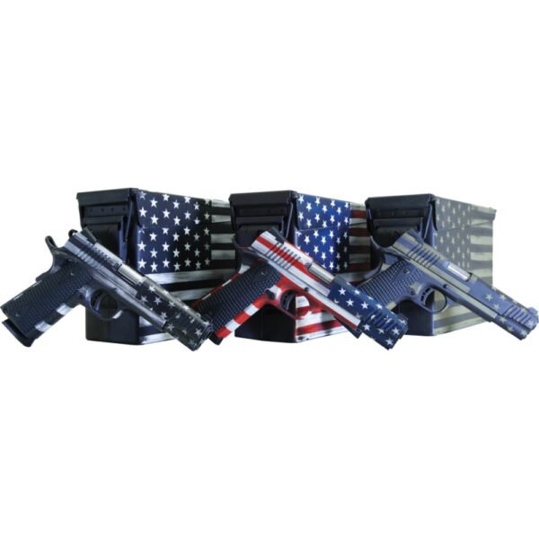Legacy Sports Citadel M1911 .45 ACP Pistol, American Flag Battleworn Green - CITC45FUSBAC
