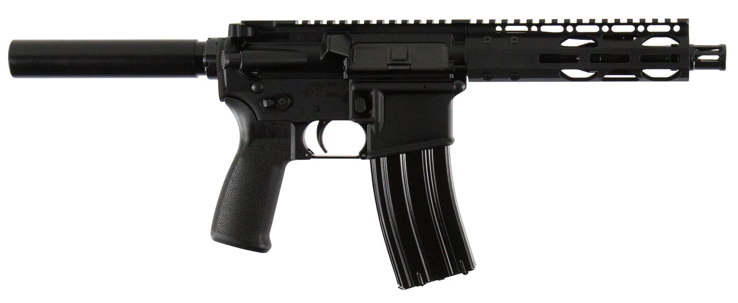 Radical Firearms 5.56 Semi-Automatic AR Pistol w/ 7" RPR, Hardcoat Anodized Black/Black Melonite - FP7.5-5.56M4-7RPR