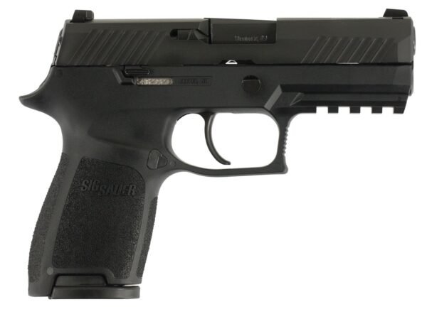Sig Sauer P320 Nitron Compact 9mm Semi-Automatic Pistol, Blk - 320C-9-B-10