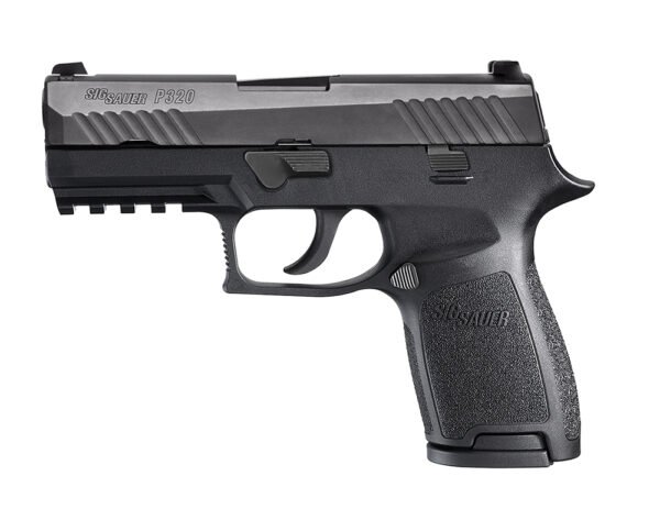 Sig Sauer P320 Nitron Compact 9mm Semi-Automatic Pistol, Blk - 320C-9-BSS-MS-MA