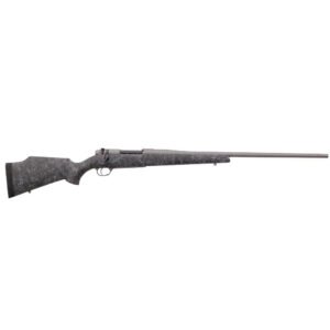 Weatherby Mark V Weathermark .6.5-300 Weatherby Mag Bolt Action Rifle, Matte Gel Coated Black, Spiderweb Accent - MWM01N653WR6T