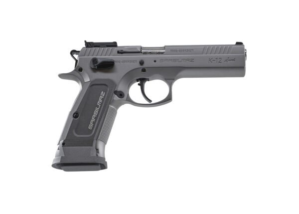 SAR USA K-12 Sport 9mm Pistol, Stainless Steel - K12STSP