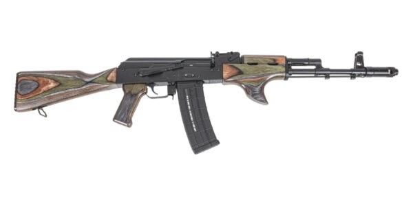PSA AK-101 Classic Rifle with Toolcraft Trunnion, Bolt, and Carrier, Voodoo Sharkfin
