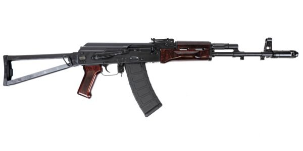 PSAK-74 Triangle Side folding rifle with Toolcraft Trunnion, Bolt, and Carrier, Plum Gloss