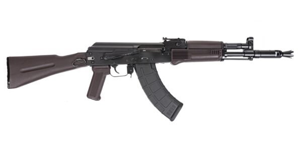 PSA AK-104 Side Folding Rifle w/Pinned and Welded Spiked Extended Booster, Plum