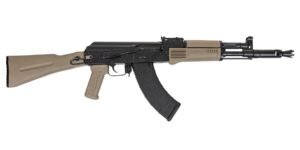 PSA AK-104 Side Folding Rifle w/Pinned and Welded Spiked Extended Booster, FDE