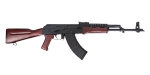 PSA AK-47 GF3 Forged Classic Rifle with Cheese Grater Upper Hand Guard, Redwood