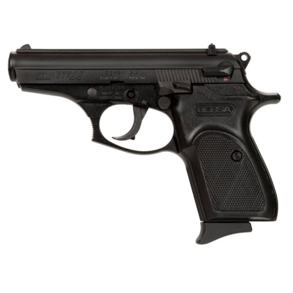 Bersa Thunder .22LR Pistol, 3.5" Barrel, Fixed Sights, Black - T22M