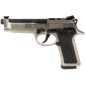 Beretta 92X Performance 9mm Pistol, 4.9" Barrel, Black, Silver - J92XRD20