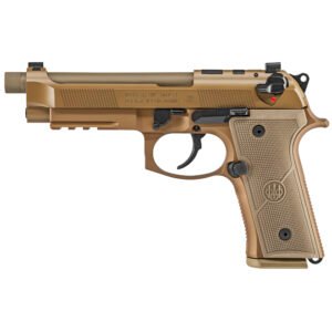 Beretta M9A4 G 9mm Pistol, 5.1" Barrel, Tritium Night Sights, Flat Dark Earth - JS92M9A4G