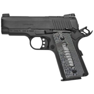 Girsan .45 ACP 1911 Pistol, 3.4" Barrel, Adjustable Sights, Black - 390035