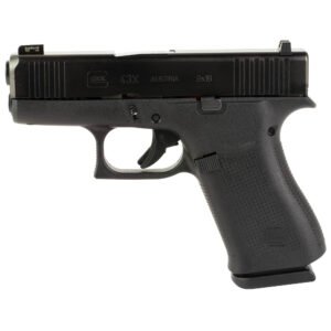 Glock 43X 9mm Pistol, 3.41" Barrel, Night Sights, Black - PX4350301UC