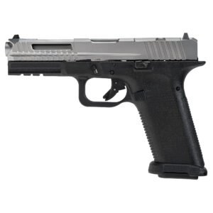 Lone Wolf LTD17-V2-RMR 9mm Pistol, 4" Barrel, 3 Dot Sights, Silver, Black - LWDLTD17V2RMR