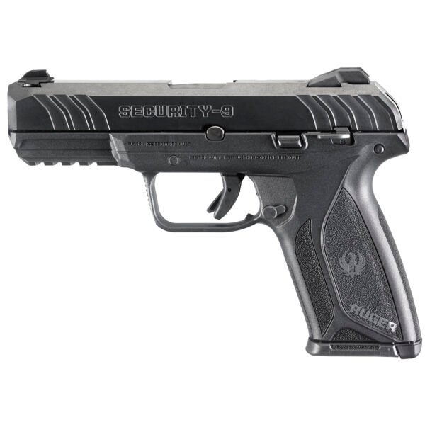 Ruger Security-9 9mm Pistol, 4" Barrel, 3 Dot Sights, Blue - 3811