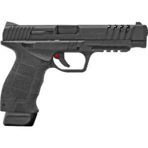 SAR USA SAR9 9mm Pistol, 5.2" Barrel, 3 Dot Sights, Black - SAR9SPTBL
