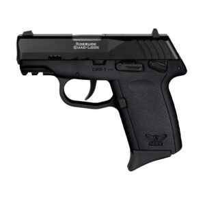 SCCY CPX-1 Gen 3 9mm Pistol, 3.1" Barrel, 3 Dot Sights, Black - CPX1CBBKG3