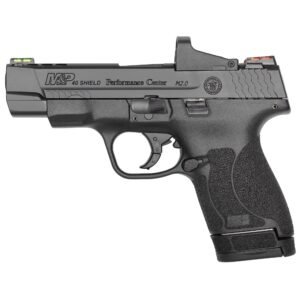 Smith & Wesson Shield M2.0 .40 S&W Pistol, 4" Barrel, Hi-Viz Sights, Black, Red Dot 5MOA Included - 11798