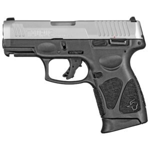 Taurus G3C 9mm Pistol, 3.26" Barrel, Black, Silver - 1G3C9392x12