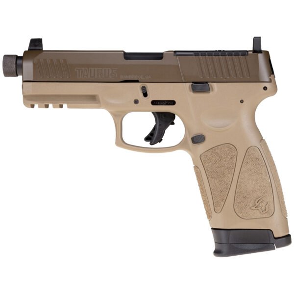 Taurus G3 9mm Pistol, 4.5" Barrel, Suppressor Sights, Tan - 1G3P941TAC10
