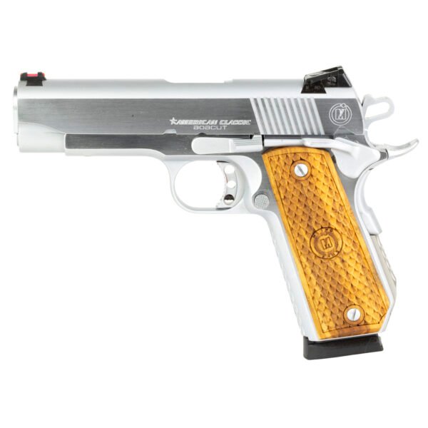 American Classic .45 ACP American Classic Bobcut 1911 Pistol, 4.25" Barrel, Silver - 85644