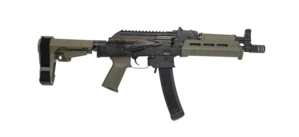 PSA AK-V 9mm MOE SBA3 Pistol, ODG