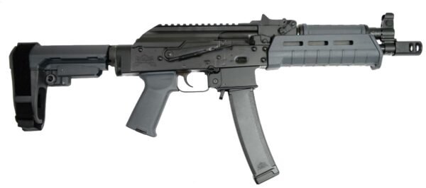 PSA AK-V 9mm MOE SBA3 Pistol, Gray