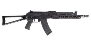 PSA AK-105 Side Folding Rifle w/Pinned and Welded extended booster, PSA-SLR SOLO 11" Rail, Triangle Stock, Toolcraft Bolt, Trunnion, and Carrier
