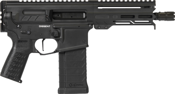 CMMG DISSENT Pistol Mk4 5.7x28MM 6.5", Armor Black - 54AA847-AB