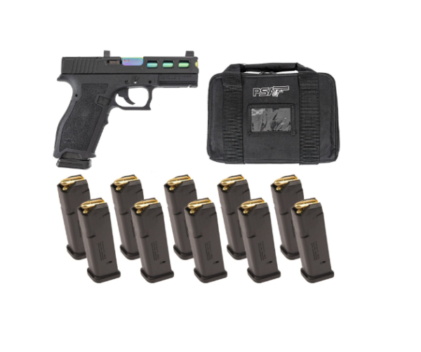 PSA Dagger Full Size - S Pistol SW3 RMR Cut Non-Threaded Chameleon Barrel, Black 10 - 17rd Mags & Bag