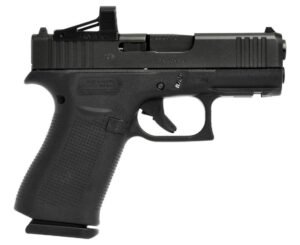Glock 43X MOS 3.39" 9mm Pistol With Shield Red Dot Sight, Black - UX4350201FRMOSC