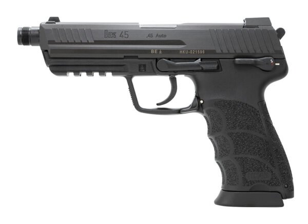 H&K HK45 Tactical V1 DA/SA .45 ACP Pistol, Black - 81000030