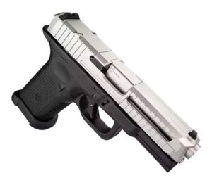Lone Wolf LTD19 V1 RMR Cut Optics Ready 9mm Pistol, Silver/Black - LWD-LTD19-V1-RMR
