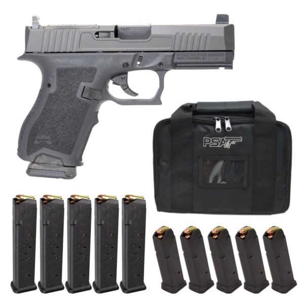 PSA Dagger Compact 9mm Doctor Pistol W/ 10 PMAGs 27rd/15rd Magazines & PSA Pistol Bag