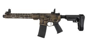 PSA Custom 10.5" .223 Wylde Billet AR-15 Pistol w/ SBA3 Brace, Worn Coyote