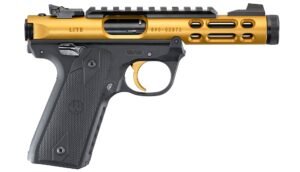 Ruger Mark IV 22/45 LITE .22LR Gold & Black Target Pistol - 43926