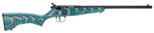 Savage Rascal Minimalist .22LR Bolt-Action Rifle, Teal/Gray - 13802