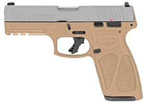Taurus G3 Full Size 9mm Pistol 4" 15 Rd, Tan/SS - 1-G3B949T-15