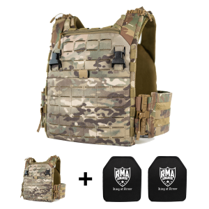 Level 4 Sierra Body Armor Kit - 10x12 Single-Curve (Model 1155) - Multicam