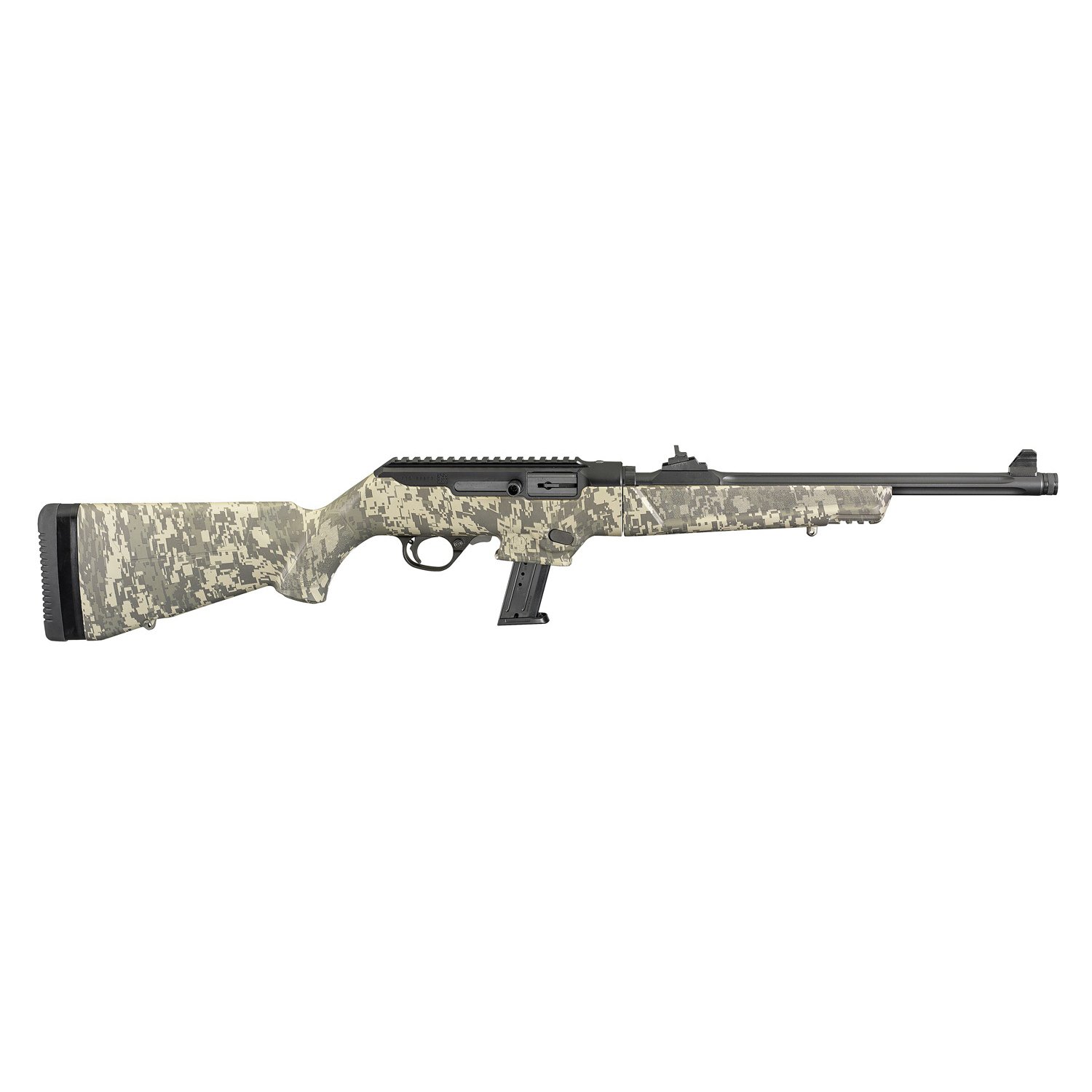 Ruger PC Carbine 9mm Semi-Auto, Green Digital Camo - 19107