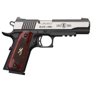 Browning 1911-380 Black Label Medallion Pro with Rail .380 ACP 3.63" 8rds, Matte Black - 51972492
