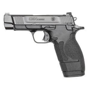 Smith & Wesson CSX E-Series, 3.6" 9mm Thumb Safety, Optics Ready, White Dot Sights w/ (1)12rd, (1)15rd & (1)17rd Magazine, Black - 13957