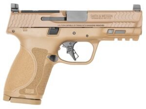 Smith & Wesson M&P 2.0 9mm Pistol, 4" Barrel, Optic Height Sights, Flat Dark Earth - 13572