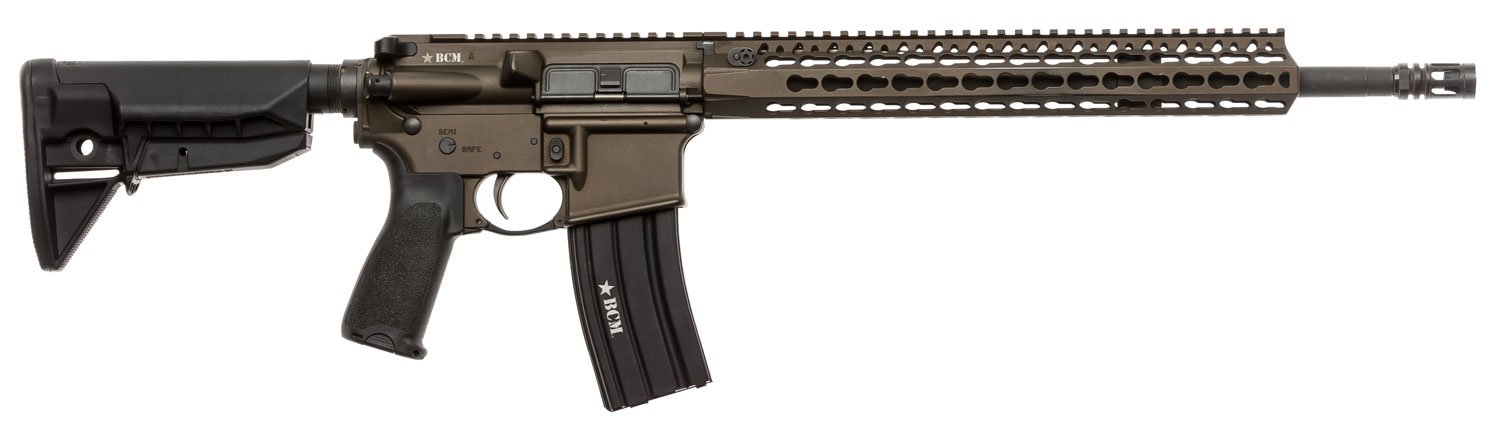 Bravo Company Mfg RECCE-16 KMR-A 5.56 AR-15 Carbine, Burnt Bronze - 750790BRZ