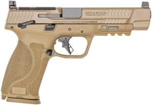 Smith & Wesson M&P9 9mm Pistol, 5" Barrel, 3 Dot Sights, Flat Dark Earth - 13569