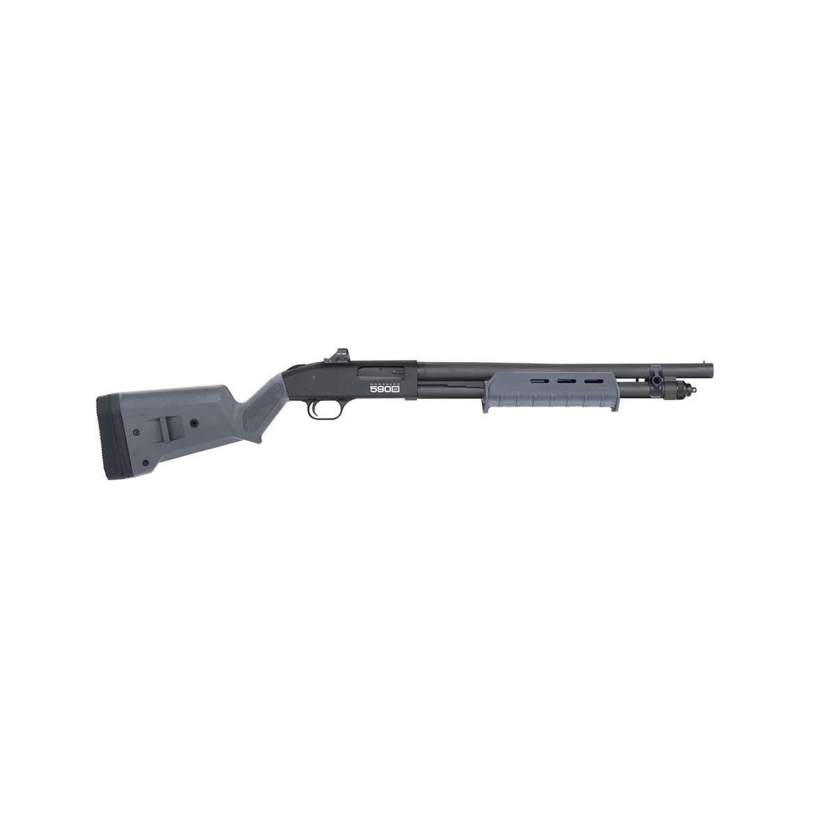 Mossberg 590S Magpul 18.5" 12 Gauge Pump Action Shotgun, Gray - 51606