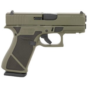 Glock G43X Subcompact 9mm 3.41" 10rds, OD Green