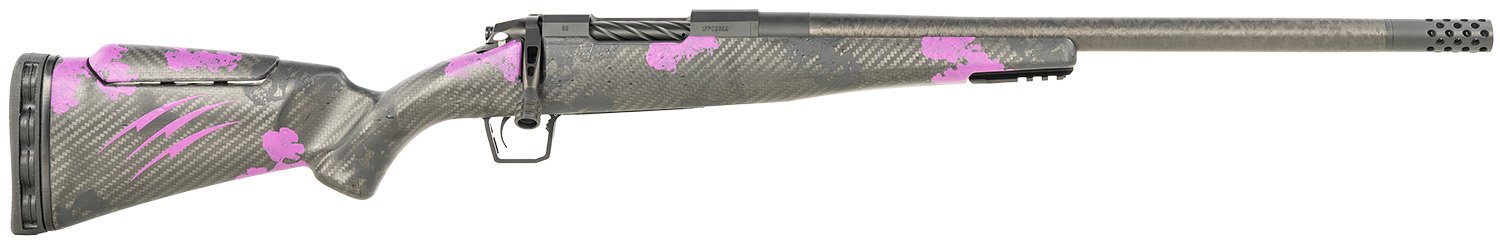 Fierce Firearms Carbon Mini Rogue 6.5 Creedmoor Bolt Action Rifle, Purple Camo - ROGM65CM20BP