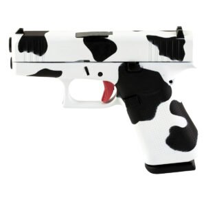 Glock G43X Subcompact 9mm 3.41" 10rds, Cow Print