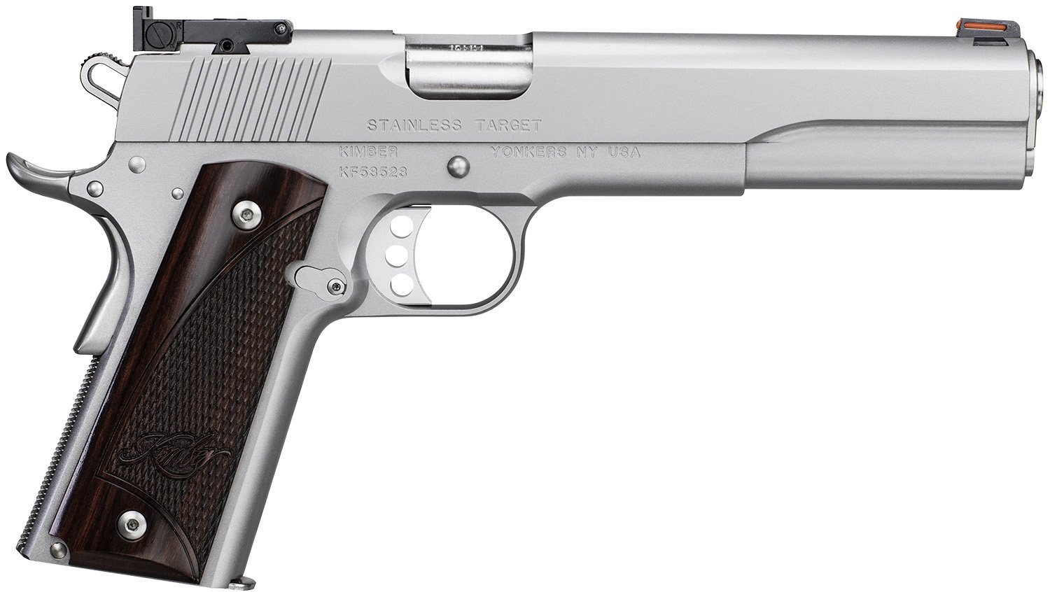 Kimber Stainless Target LS .45 ACP 6" 7rds, Satin Silver